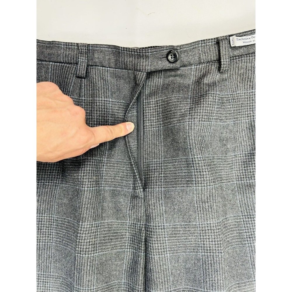 Pendleton Wool Houndstooth Plaid Trouser Dress Pa… - image 4